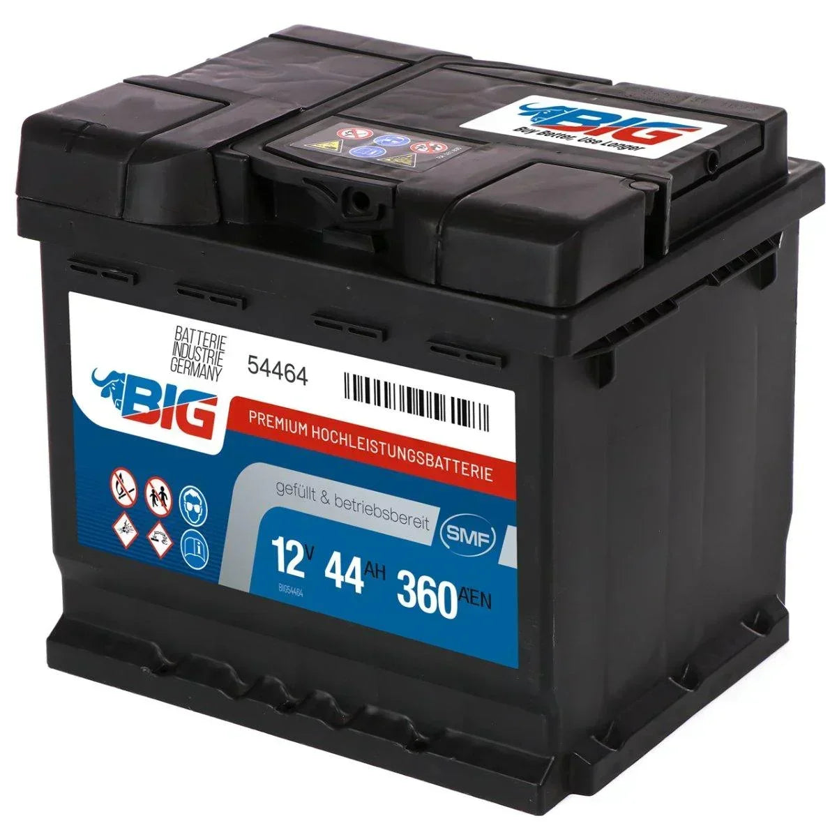 BIG Premium 54464 12V 44Ah 360A/EN Autobatterie
