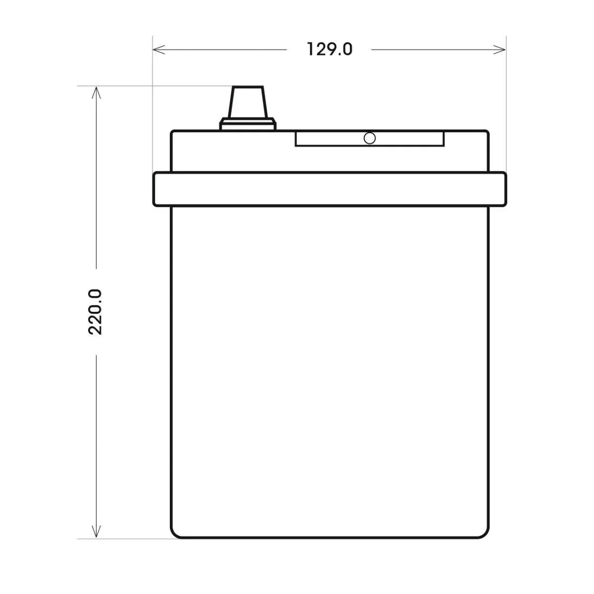BIG Premium 54551 12V 45Ah 300A/EN Autobatterie