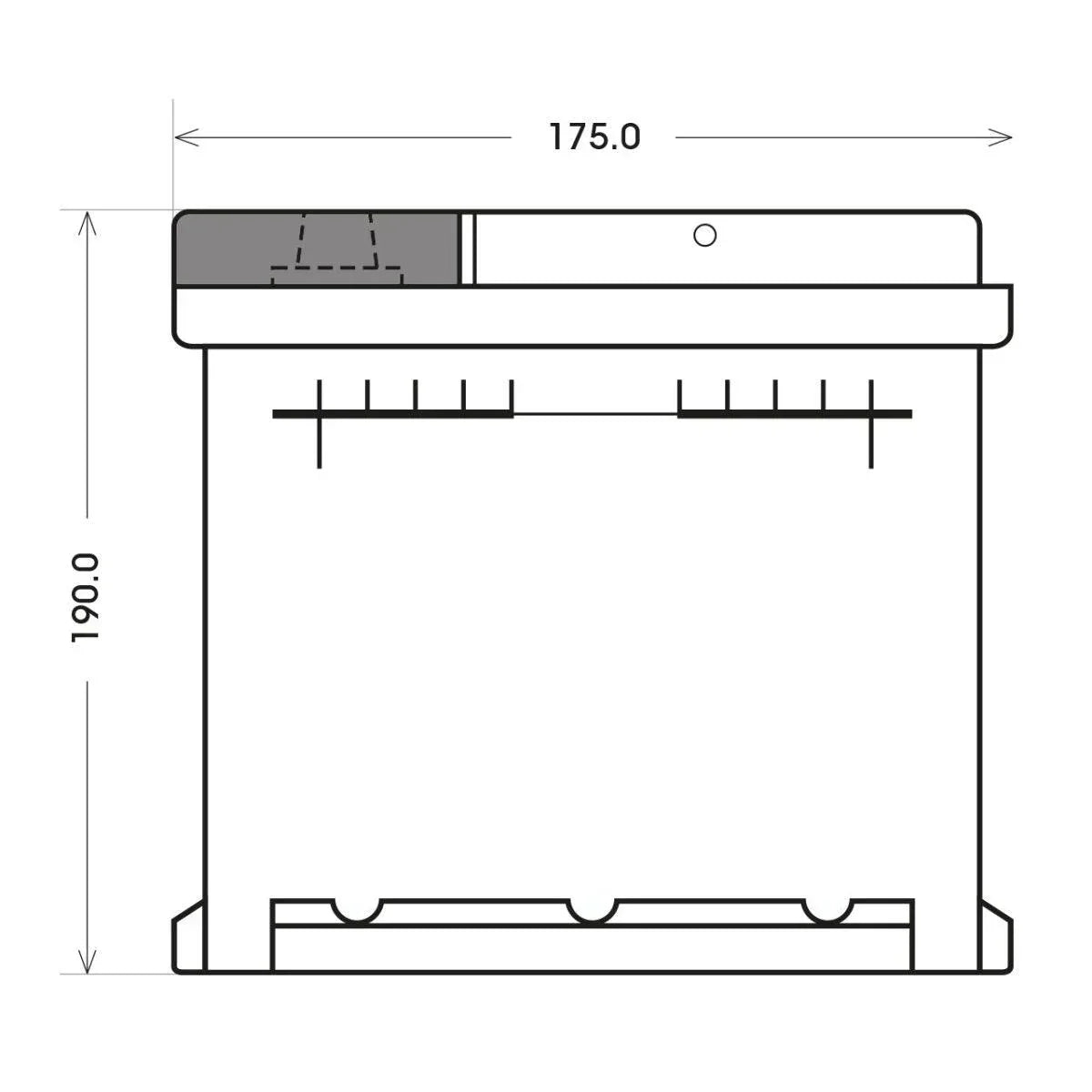 BIG Premium 56111 12V 61Ah 540A/EN Autobatterie