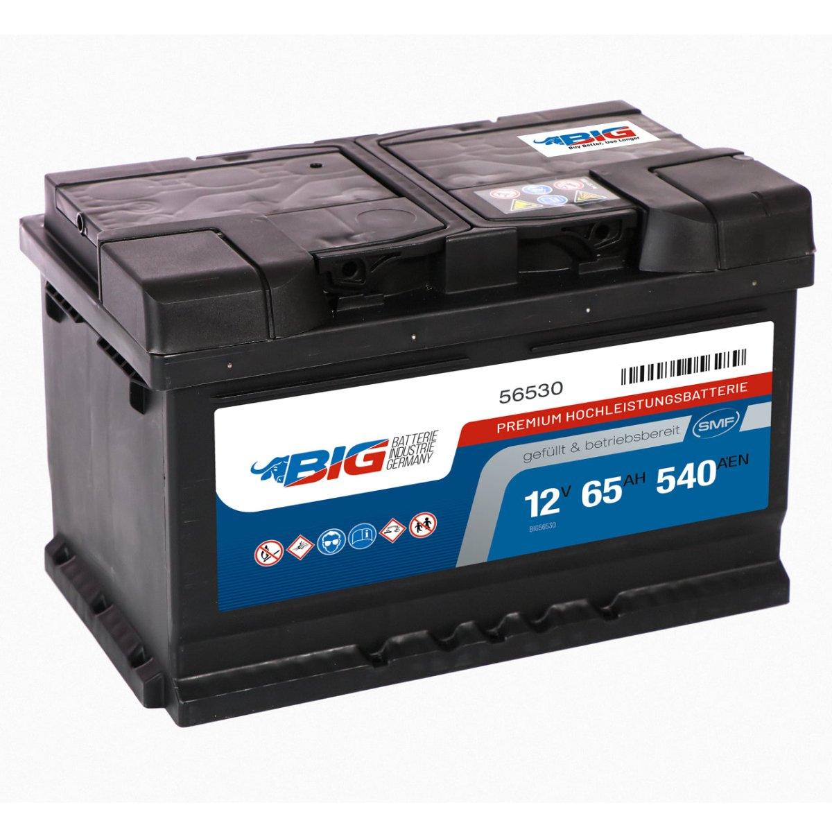BIG Premium 56530 12V 65Ah 540A/EN Autobatterie