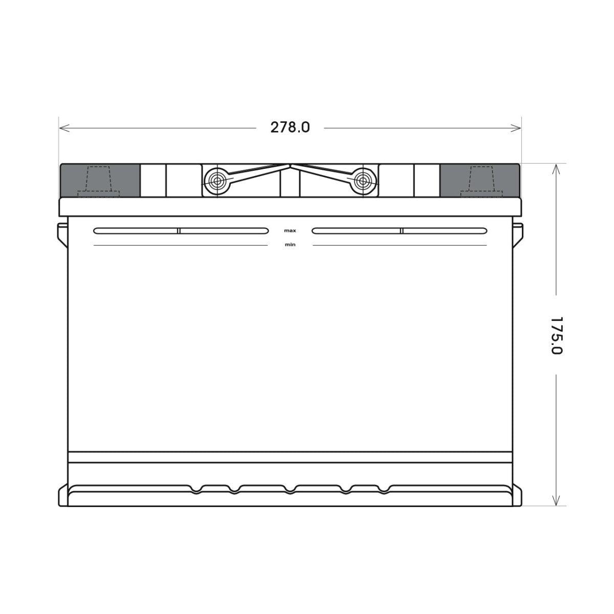 BIG Premium 56530 12V 65Ah 540A/EN Autobatterie
