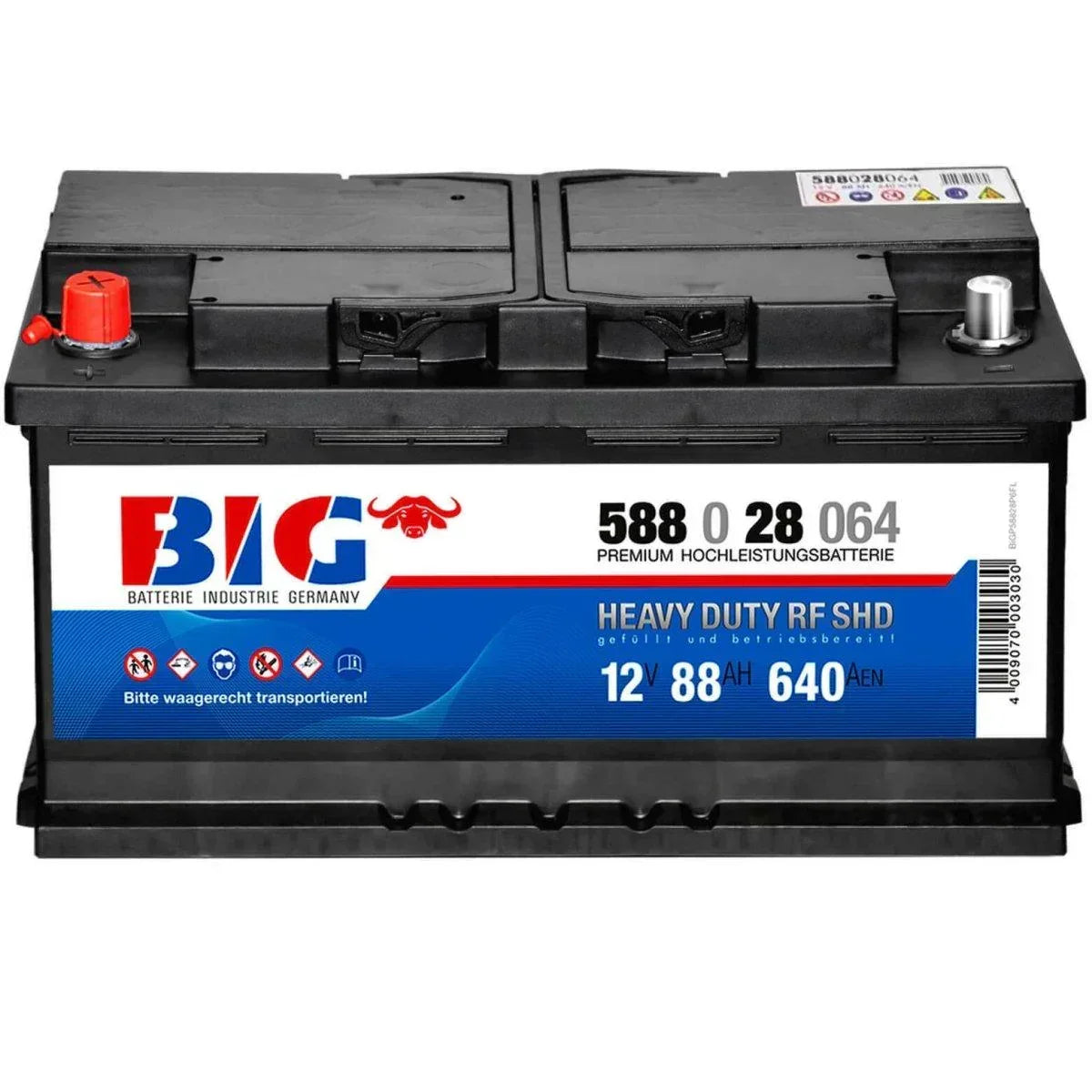 BIG Premium 58828 12V 88Ah 640A/EN Autobatterie
