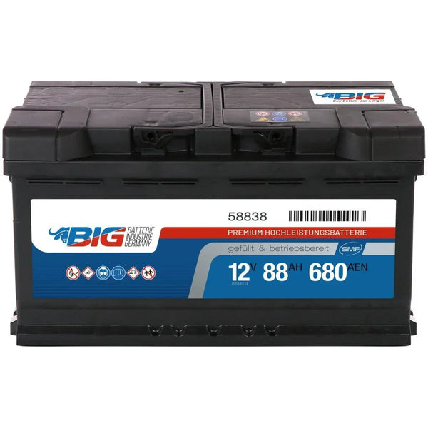 BIG Premium 58838 12V 88Ah 680A/EN Autobatterie
