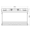 BIG Start-Stop AGM 12V 105Ah 1000A/EN Autobatterie