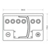 BIG Start-Stop AGM 12V 60Ah 700A/EN Autobatterie