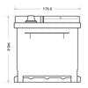 BIG Start-Stop AGM 12V 70Ah 800A/EN Autobatterie