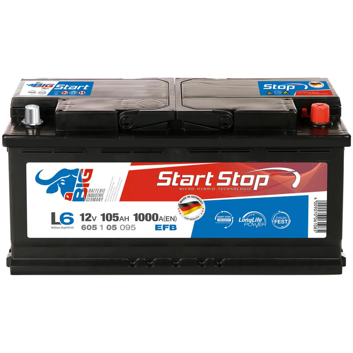 BIG Start-Stop EFB 12V 105Ah 1000A/EN Autobatterie