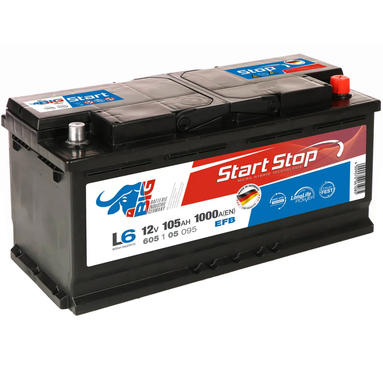 BIG Start-Stop EFB 12V 105Ah 1000A/EN Autobatterie