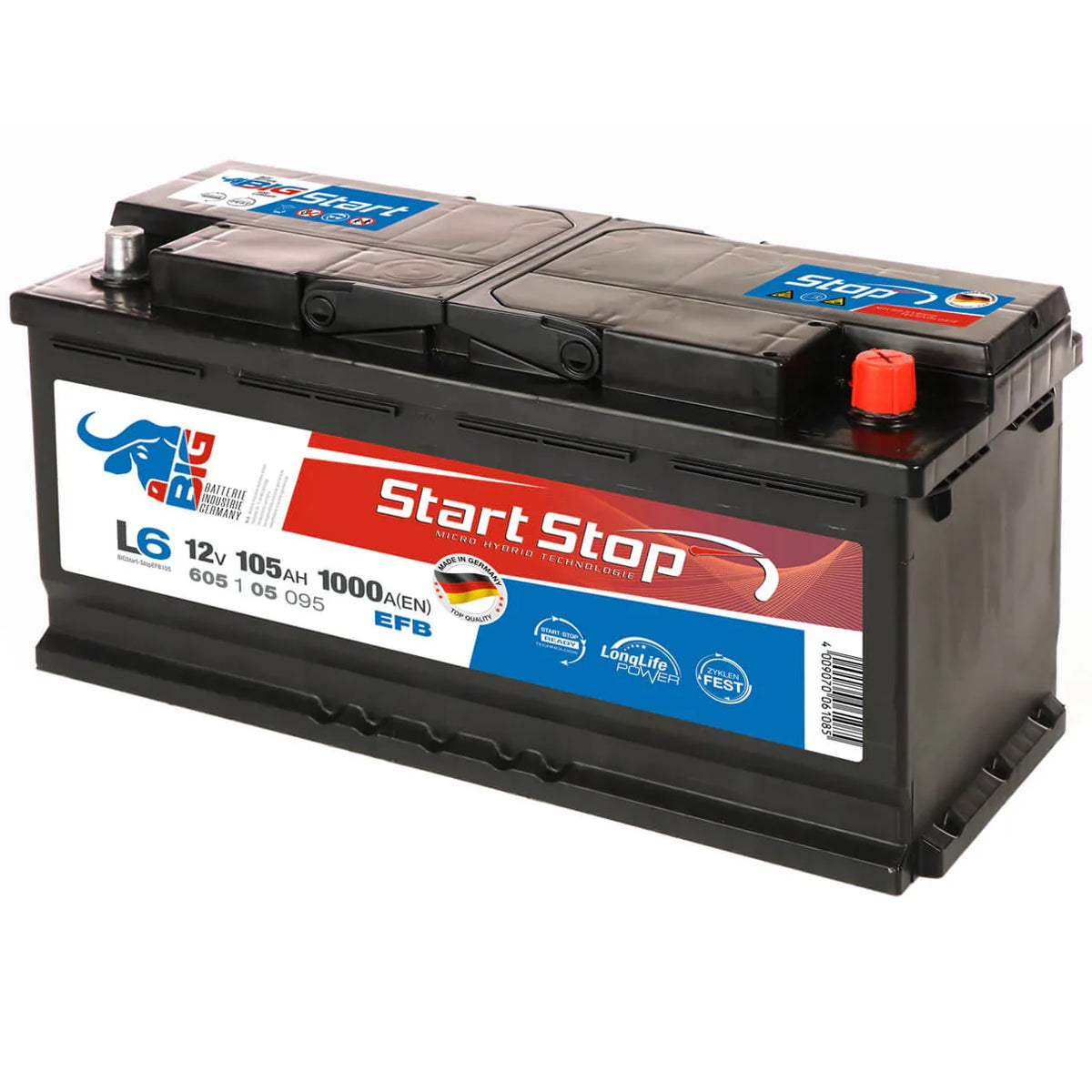 BIG Start-Stop EFB 12V 105Ah 1000A/EN Autobatterie