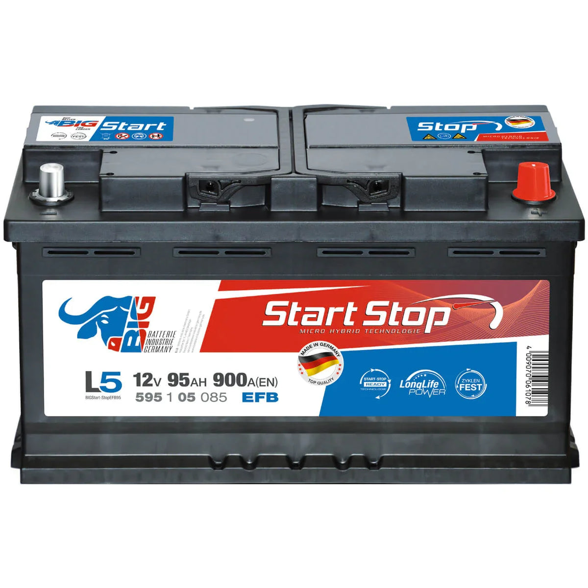 BIG Start-Stop EFB 12V 95Ah 900A/EN Autobatterie