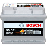 Bosch S5001 12V 52Ah 520A/EN
