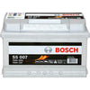 Autobatterie BOSCH S5007 12V 74Ah Front