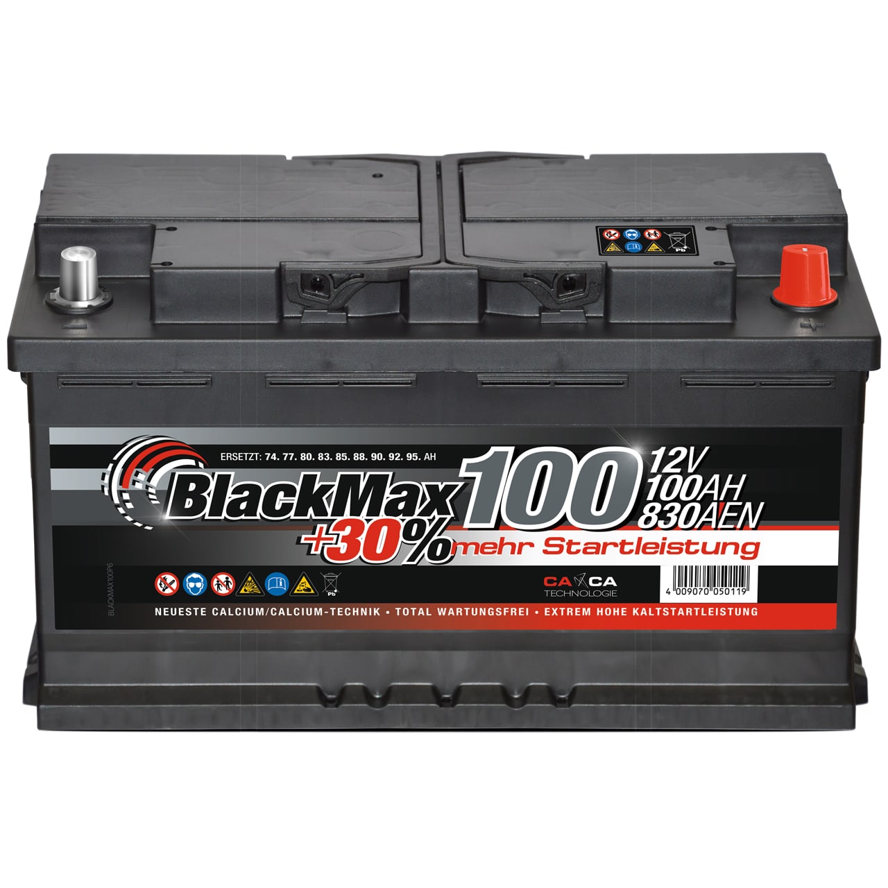 BlackMax MAX100 Plus 30 Edition Autobatterie 100Ah