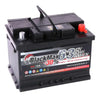 Autobatterie BlackMax 12V 63Ah Seite links