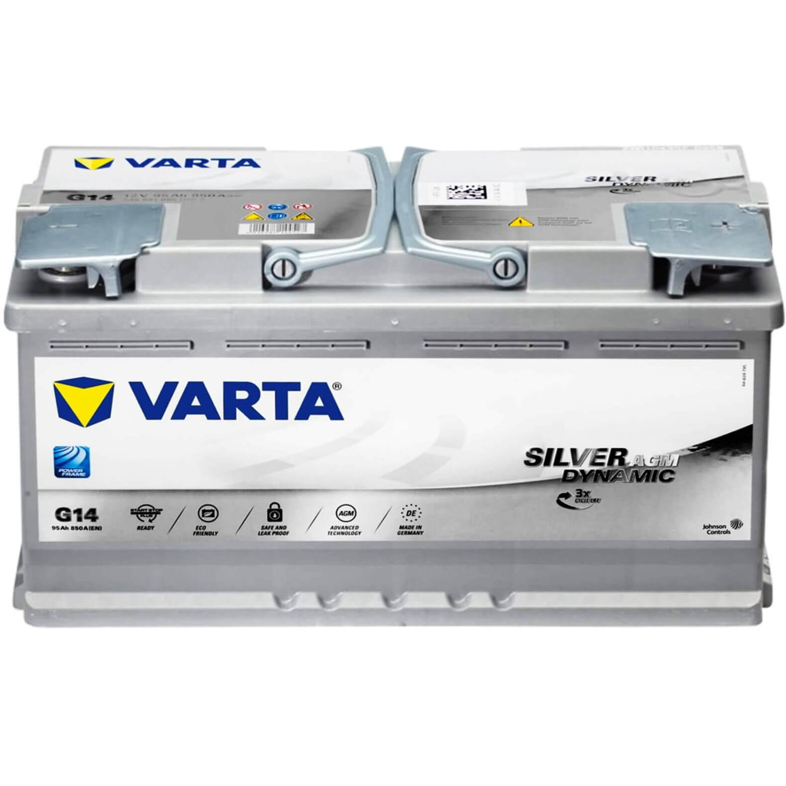 Varta G14 Type 019 Start Stop Silver Dynamic AGM Car Battery 12V 95Ah  595901085 – ML Performance