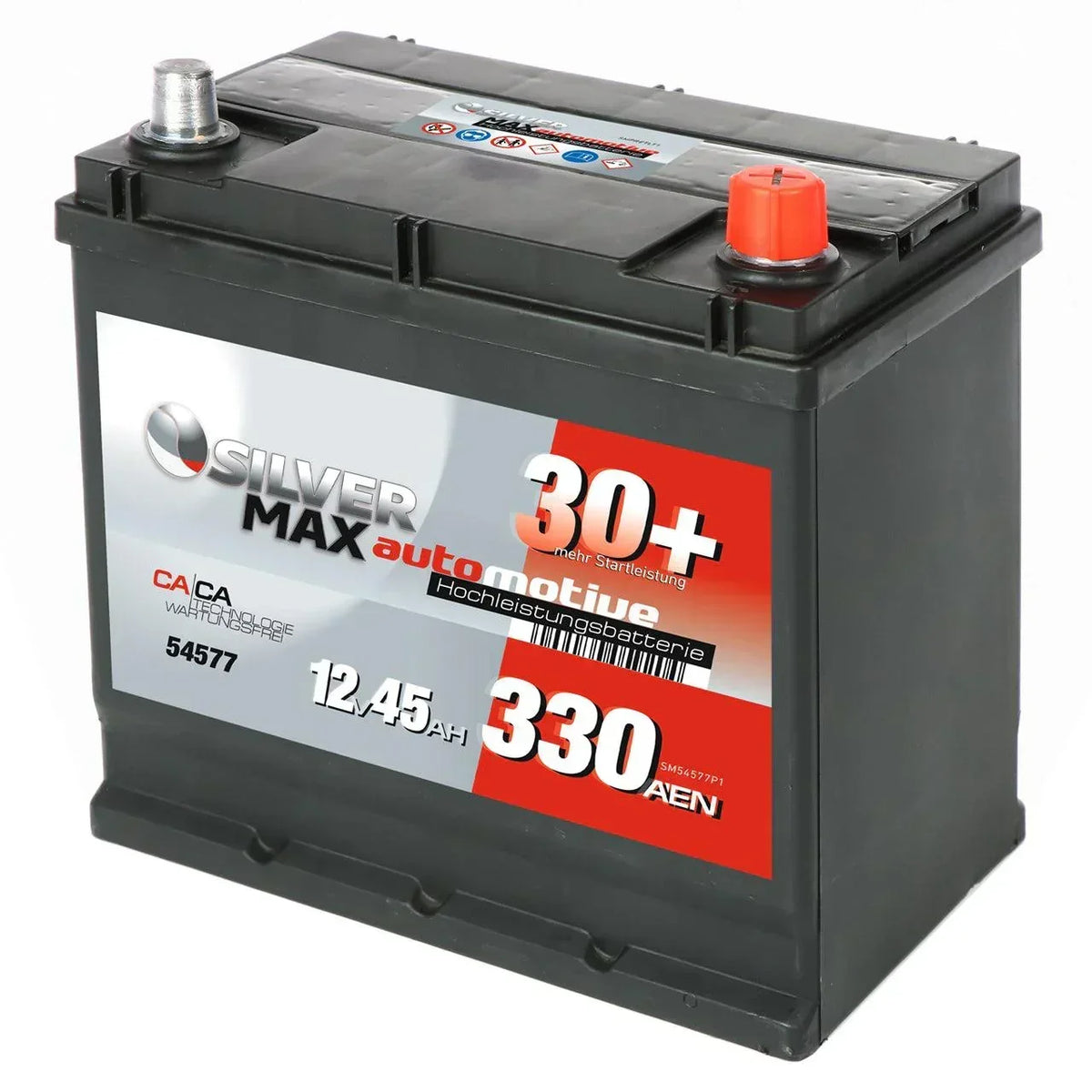 SilverMax 54577 12V 45Ah 330A/EN Autobatterie