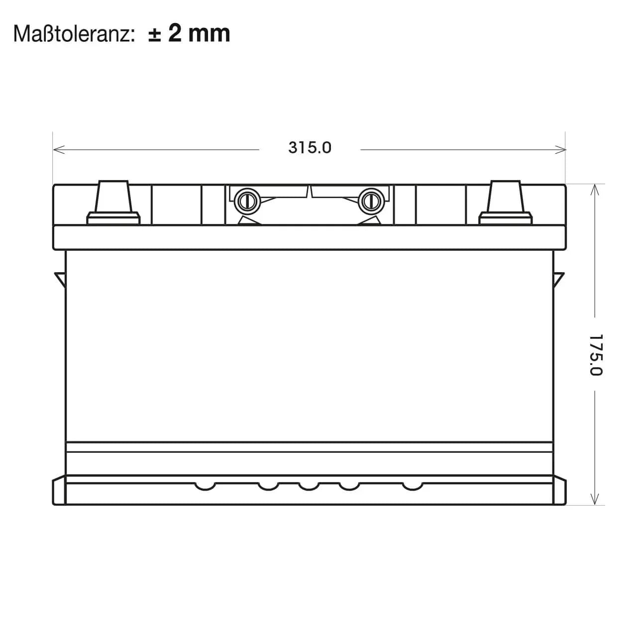 BlackMax Start-Stop EFB 12V 90Ah 900A/EN Autobatterie