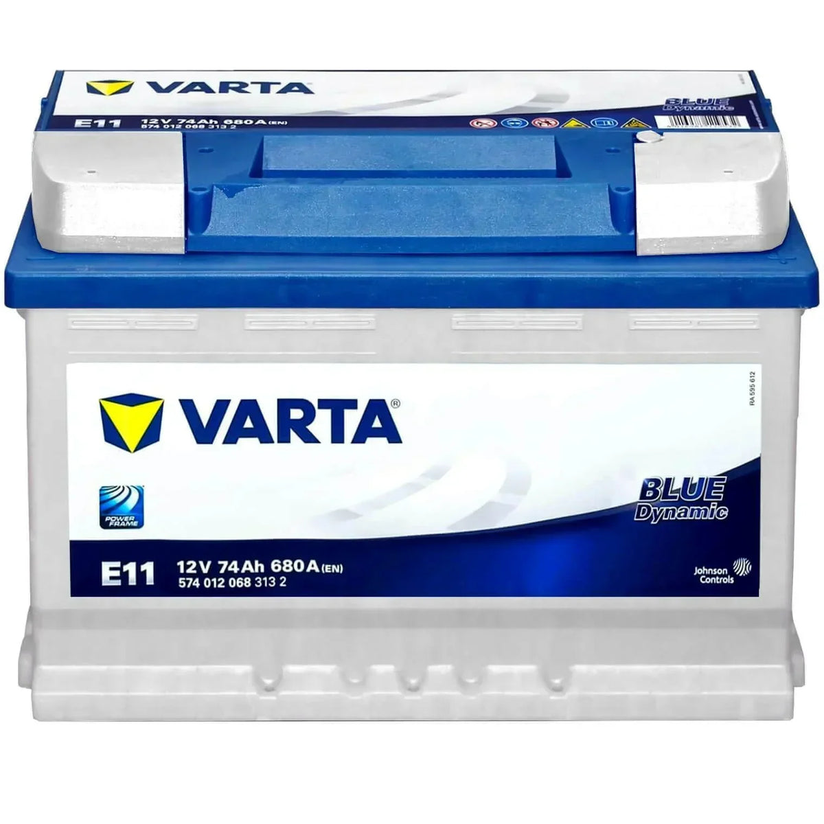 Autobatterie Varta Blue Dynamic E11 12V 74Ah 5740120683132 Front