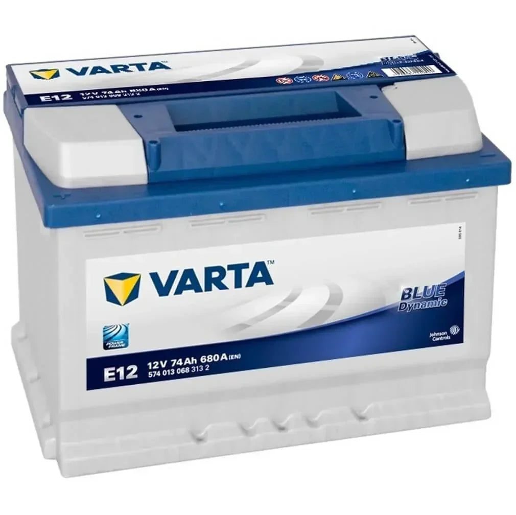 Autobatterie Varta Blue Dynamic E12 12V 74Ah 5740130683132 Seite links