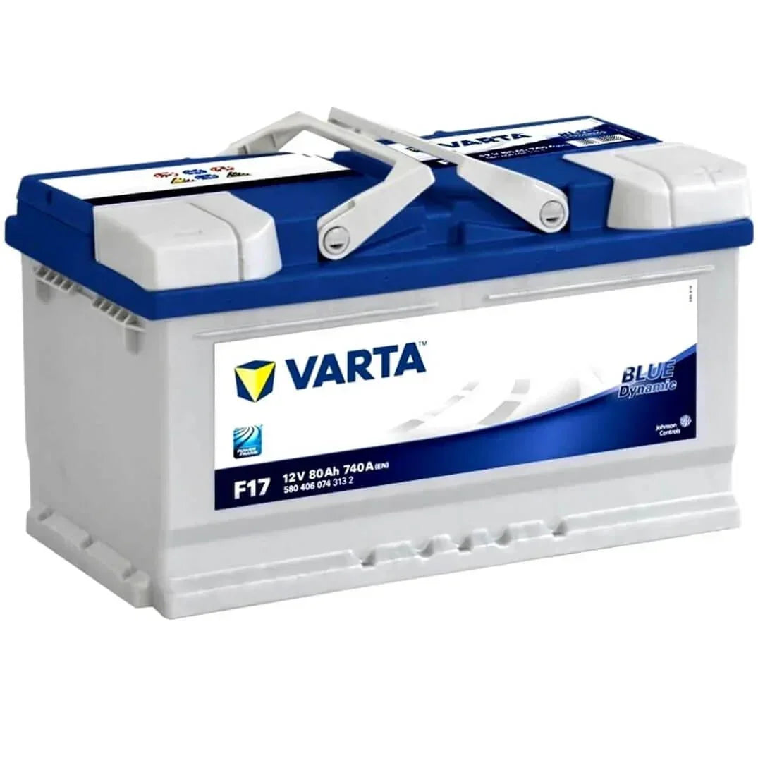 Autobatterie Varta Blue Dynamic F17 12V 80Ah 5804060743132 Seite links