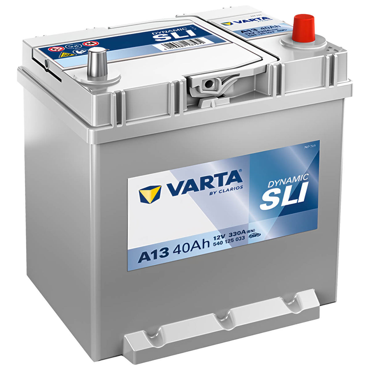 Autobatterie Varta Dynamic SLI A13 12V 40Ah 5401250333132 Seite links