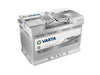Autobatterie Varta Silver Dynamic AGM xEV Start Stop A7 12V 70Ah 570901076J382 Seite links