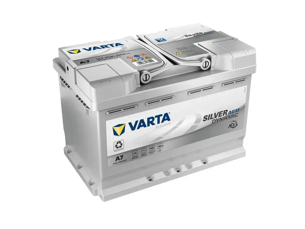 Varta A7 Silver Dynamic AGM 12V 70Ah 760A/EN ersetzt Varta E39 Autobatterie