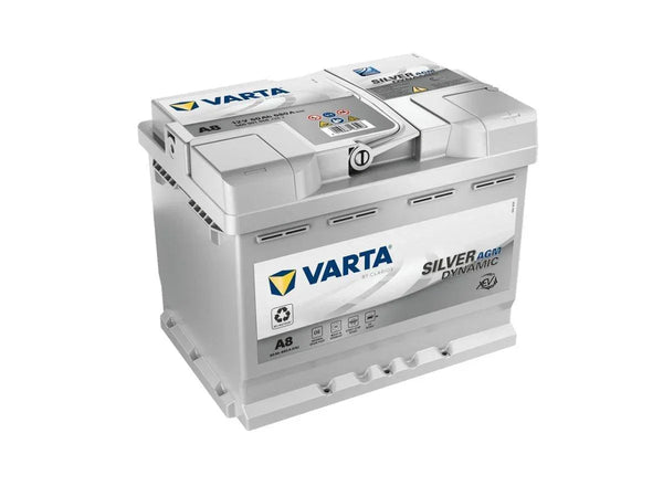 Varta A8 Silver Dynamic AGM 12V 60Ah 680A/EN ersetzt Varta D52 Autobatterie