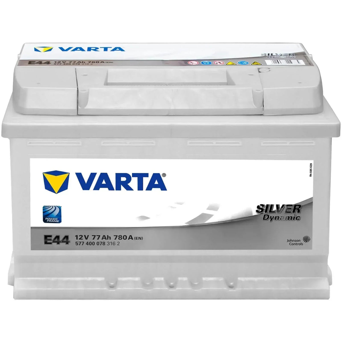 Autobatterie Varta Silver Dynamic E44 12V 77Ah 5774000783162 Front