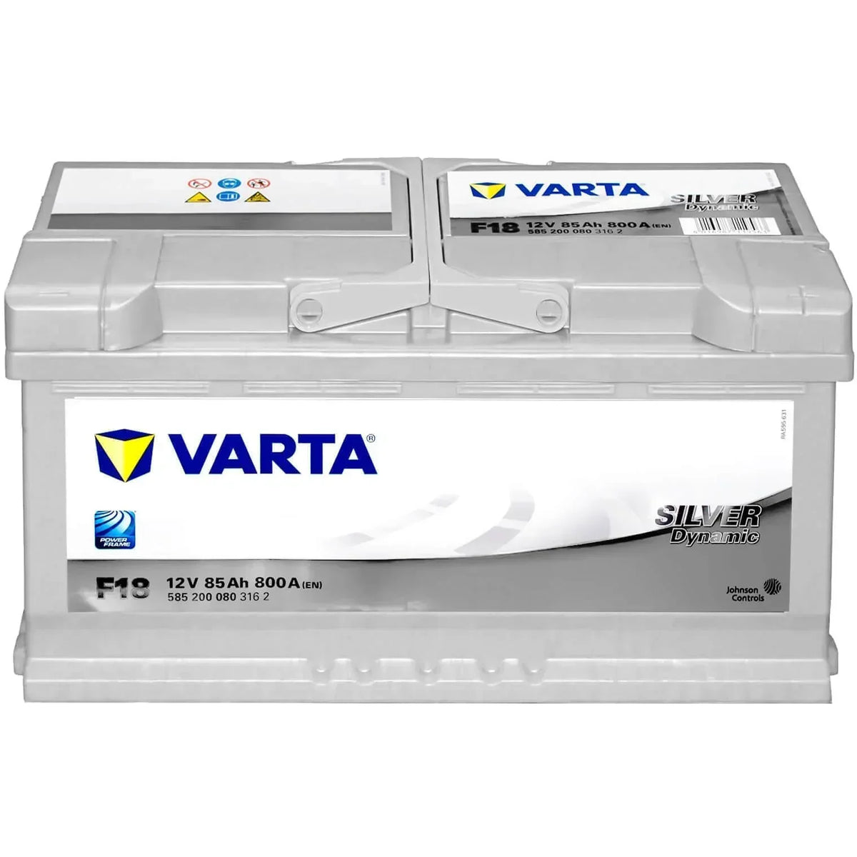 Autobatterie Varta Silver Dynamic F18 12V 85Ah 5852000803162 Front