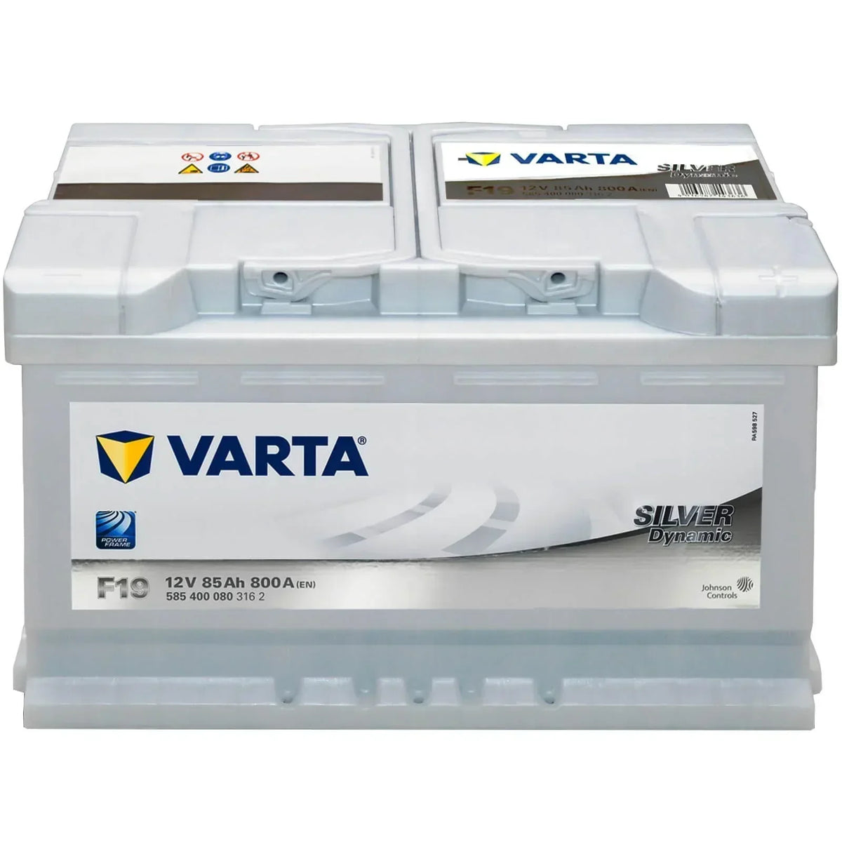 Autobatterie Varta Silver Dynamic F19 12V 85Ah 5854000803162 Front