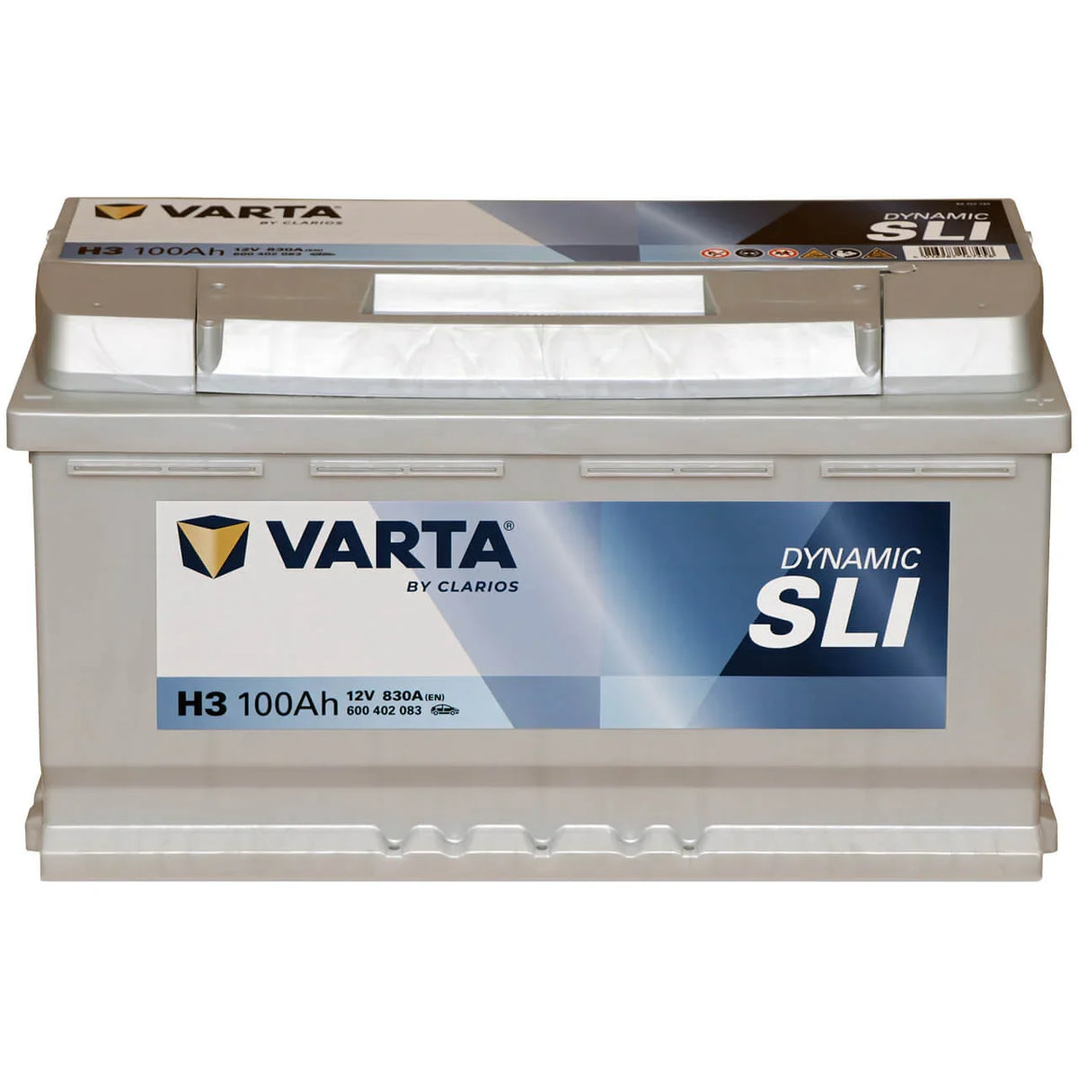 Varta H3 Silver Dynamic 12V 100Ah 830A/EN Autobatterie