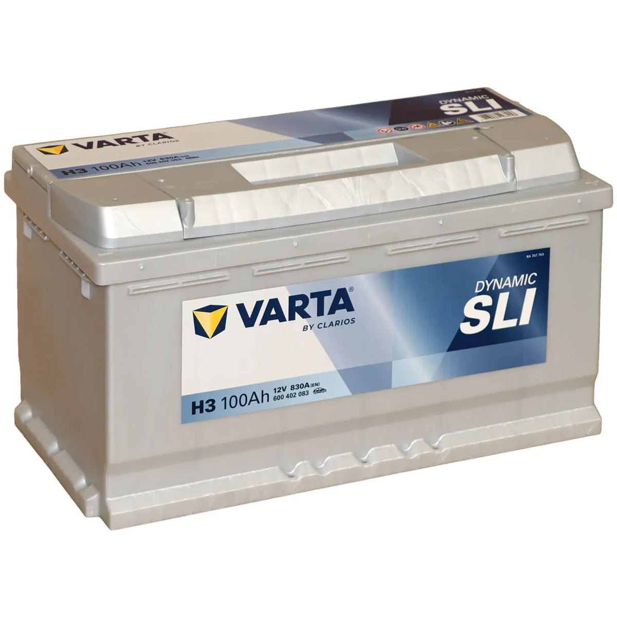 Varta H3 Silver Dynamic 12V 100Ah 830A/EN Autobatterie