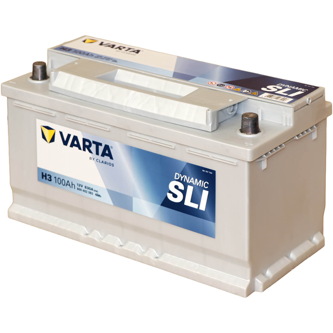 Varta H3 Silver Dynamic 12V 100Ah 830A/EN Autobatterie