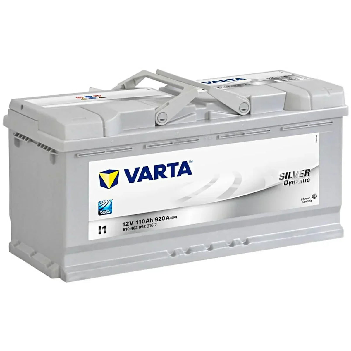 Autobatterie Varta Silver Dynamic I1 12V 110Ah 6104020923162 Seite links