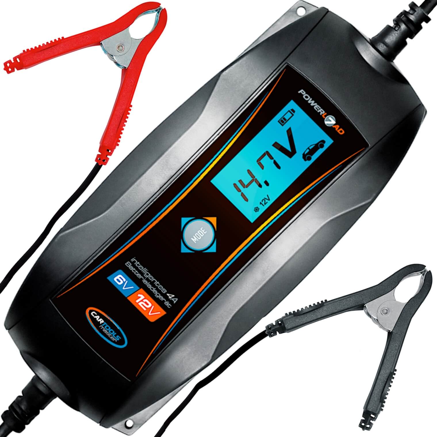 Hama Autobatterie-Ladegerät »Automatik-Batterie-Ladegerät«, 6V/12V/4A, für  Auto-/Boot-/Motorrad-Batterie ➥ 3 Jahre XXL Garantie