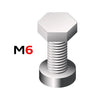 Batteriepol M6 Gewinde mit Schraube BLUEMAX Fishermans Energy AGM 12V 24Ah