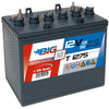 Traktionsbatterie für Reinigungsmaschinen Hebebuehnen Scherenlifte BIG E-Drive T-1275 12V 150Ah Seite links