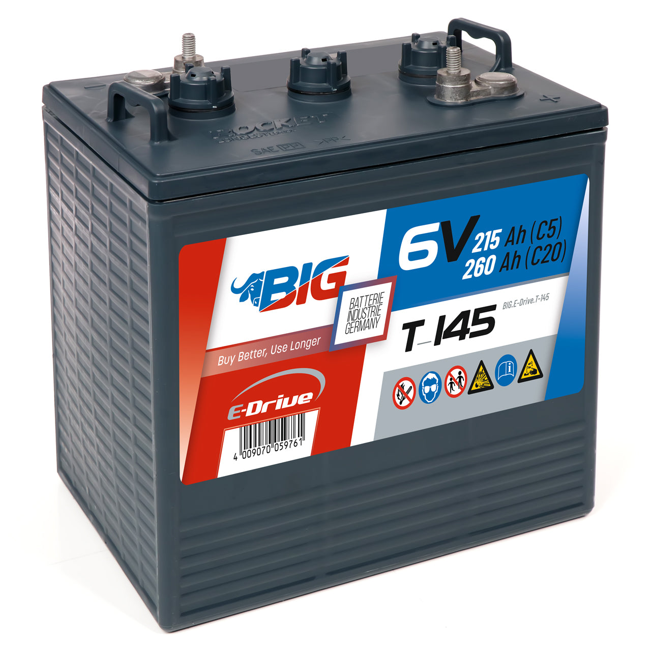 BIG E-Drive T-145 (GC2) 6V 260Ah
