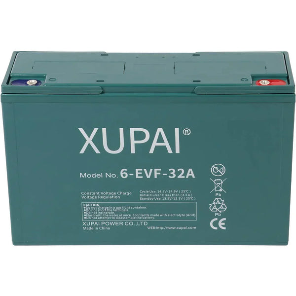 XUPAI 6-EVF-32A AGM 12V 32Ah C3 (3hr) Traktionsbatterie