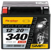 Motorradbatterie Panther GEL CTX20-BS 52013 12V 20Ah Front