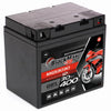 Motorradbatterie BlackMax Motorsport GEL 53030 12V 30Ah Seite links