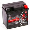 Motorradbatterie BlackMax Motorsport GEL YTX5L-BS 50412 12V 5Ah Seite links