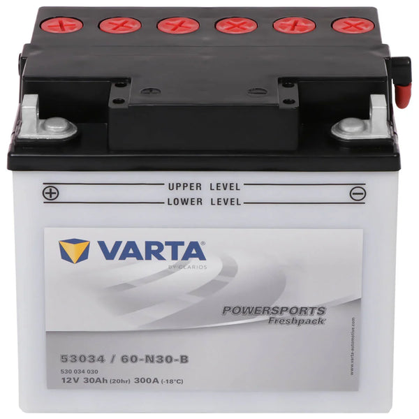 Varta Powersports 53034 12V 30Ah 300A Motorradbatterie