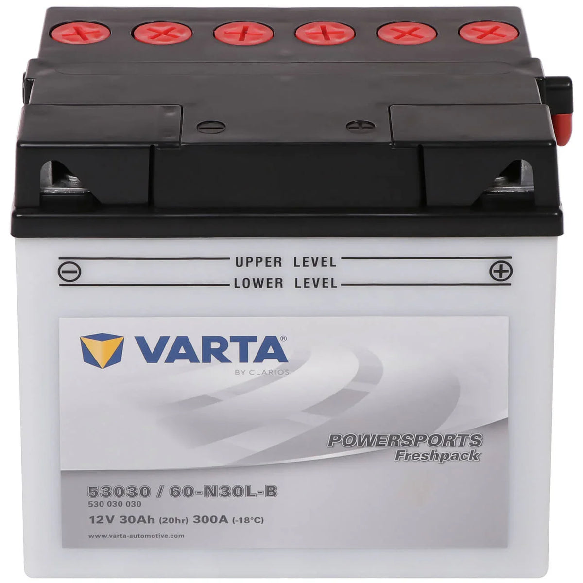 Varta Powersports 53030 12V 30Ah 300A Motorradbatterie