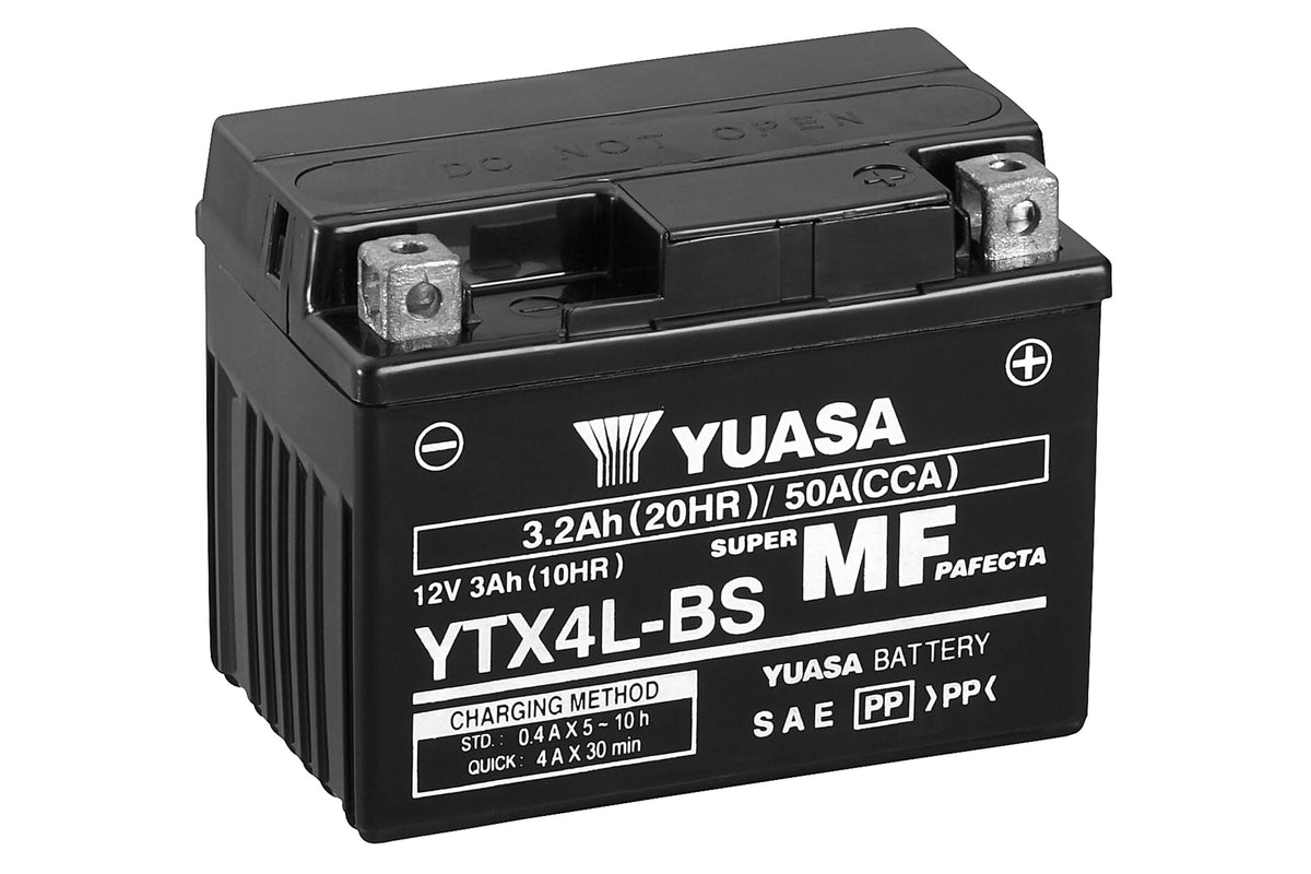 YUASA MF YTX4L-BS AGM 12V 3Ah 50A/EN