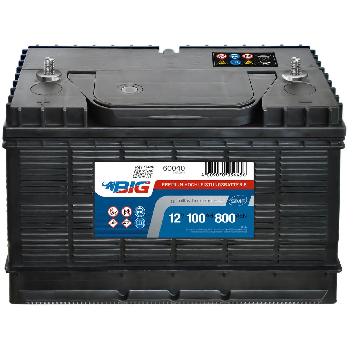 BIG Premium 60040 12V 100Ah 800A/EN LKW Batterie