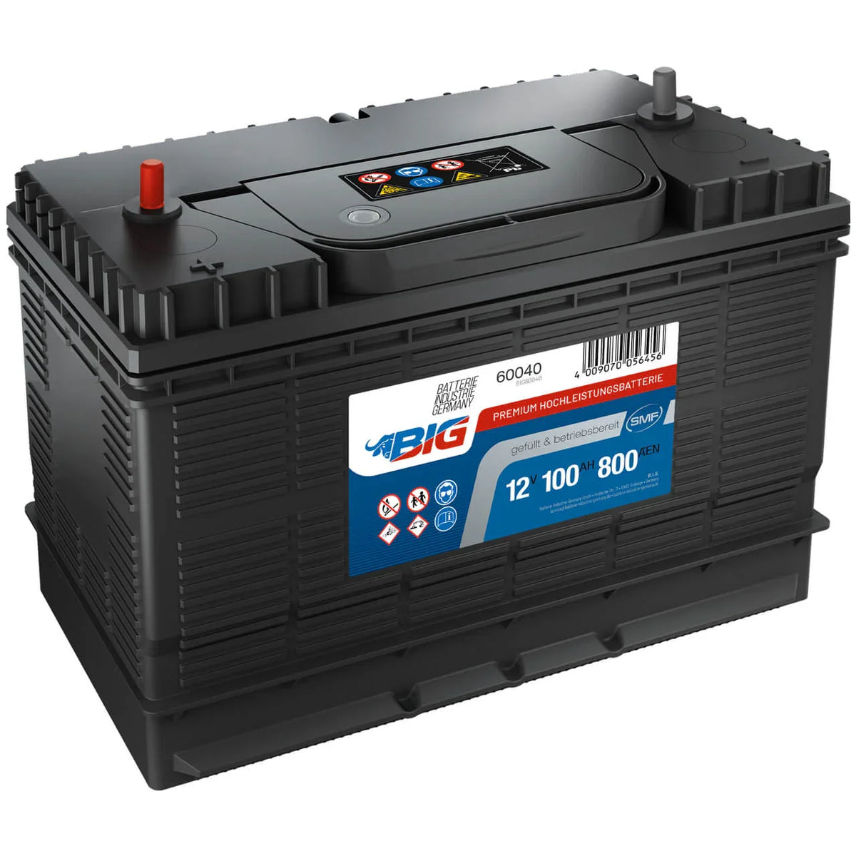 BIG Premium 60040 12V 100Ah 800A/EN LKW Batterie