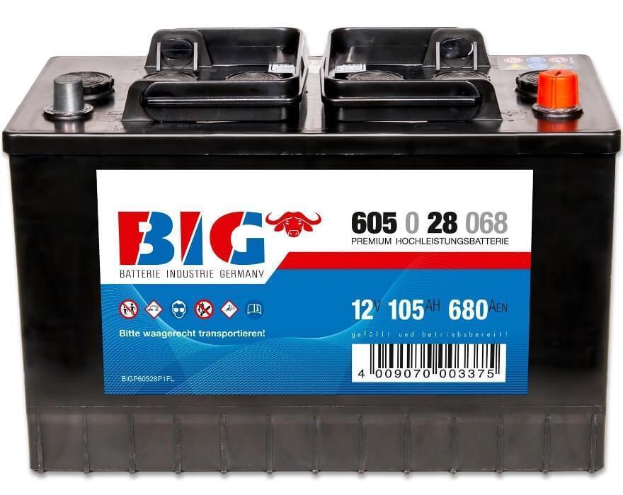 BIG Premium 60528 12V 105Ah 680A/EN LKW Batterie