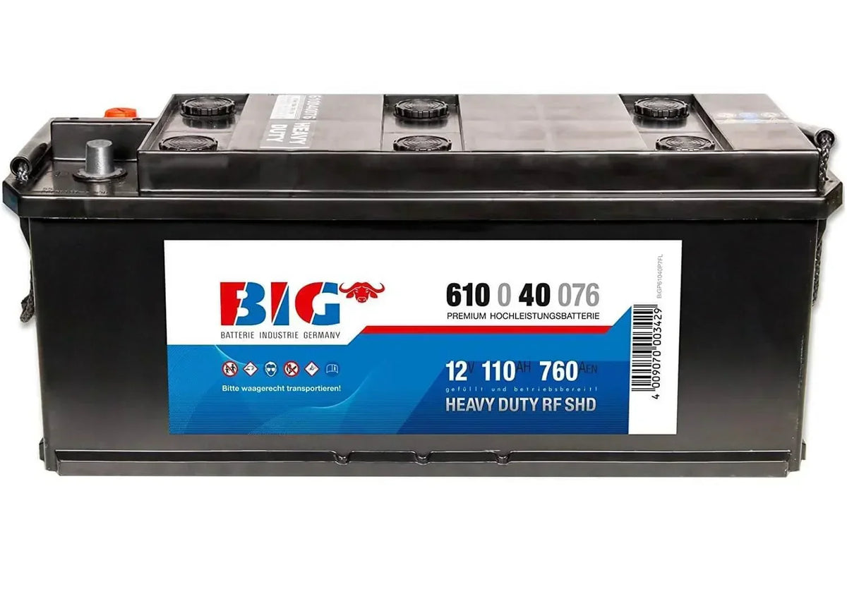 BIG Premium 61040 12V 110Ah 760A/EN LKW Batterie